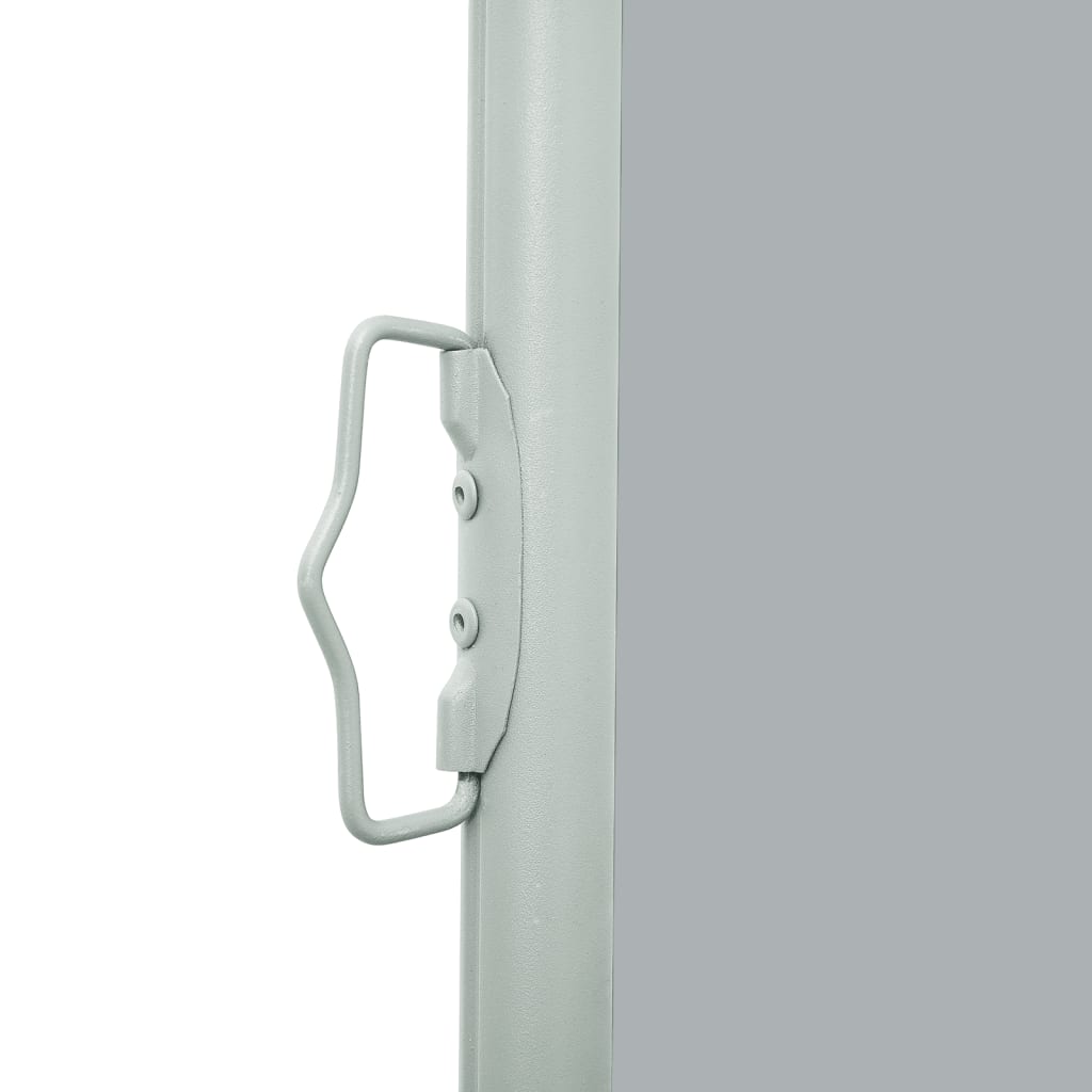 vidaXL Zatahovací boční markýza/zástěna na terasu 160x600 cm šedá