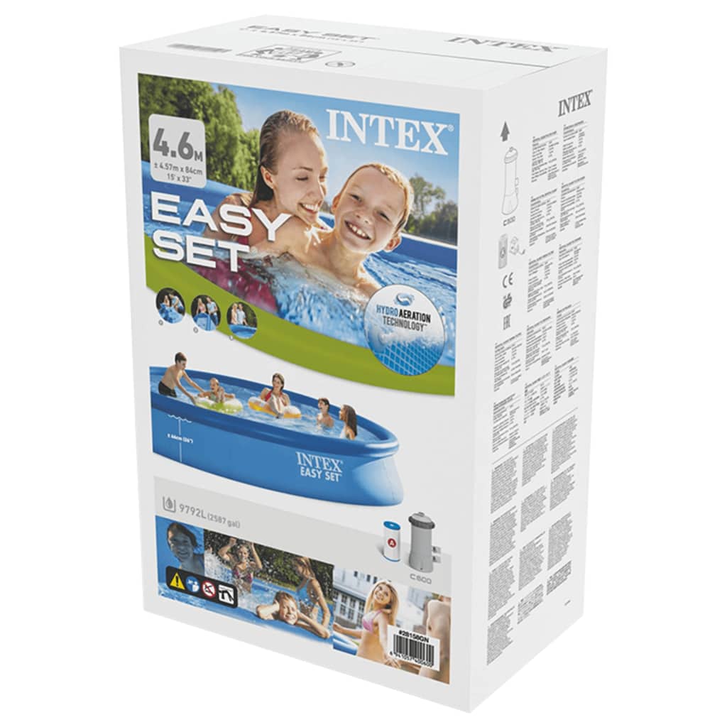 Intex Bazén Easy Set s filtračním systémem 457 x 84 cm