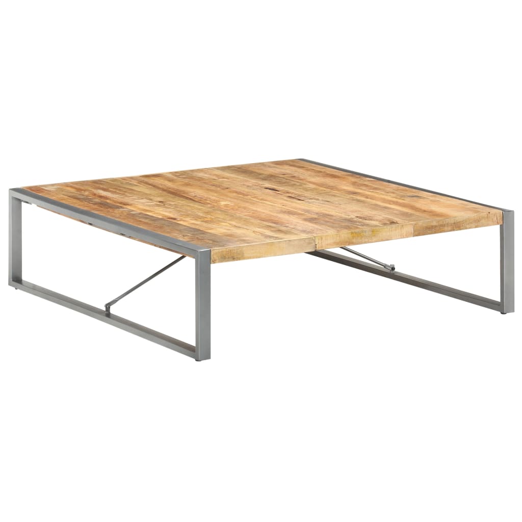vidaXL Konferenční stolek 140 x 140 x 40 cm hrubé mangovníkové dřevo