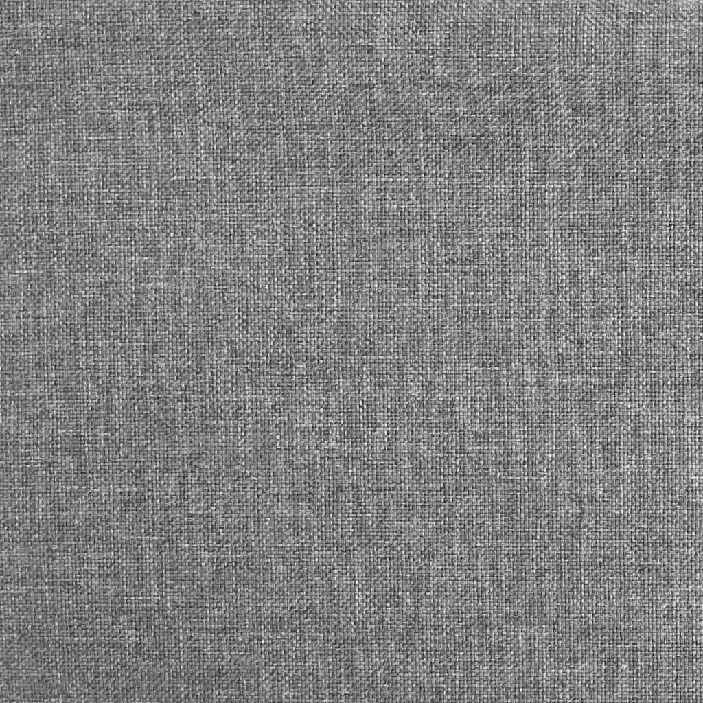 vidaXL Zvedací křeslo světle šedé textil