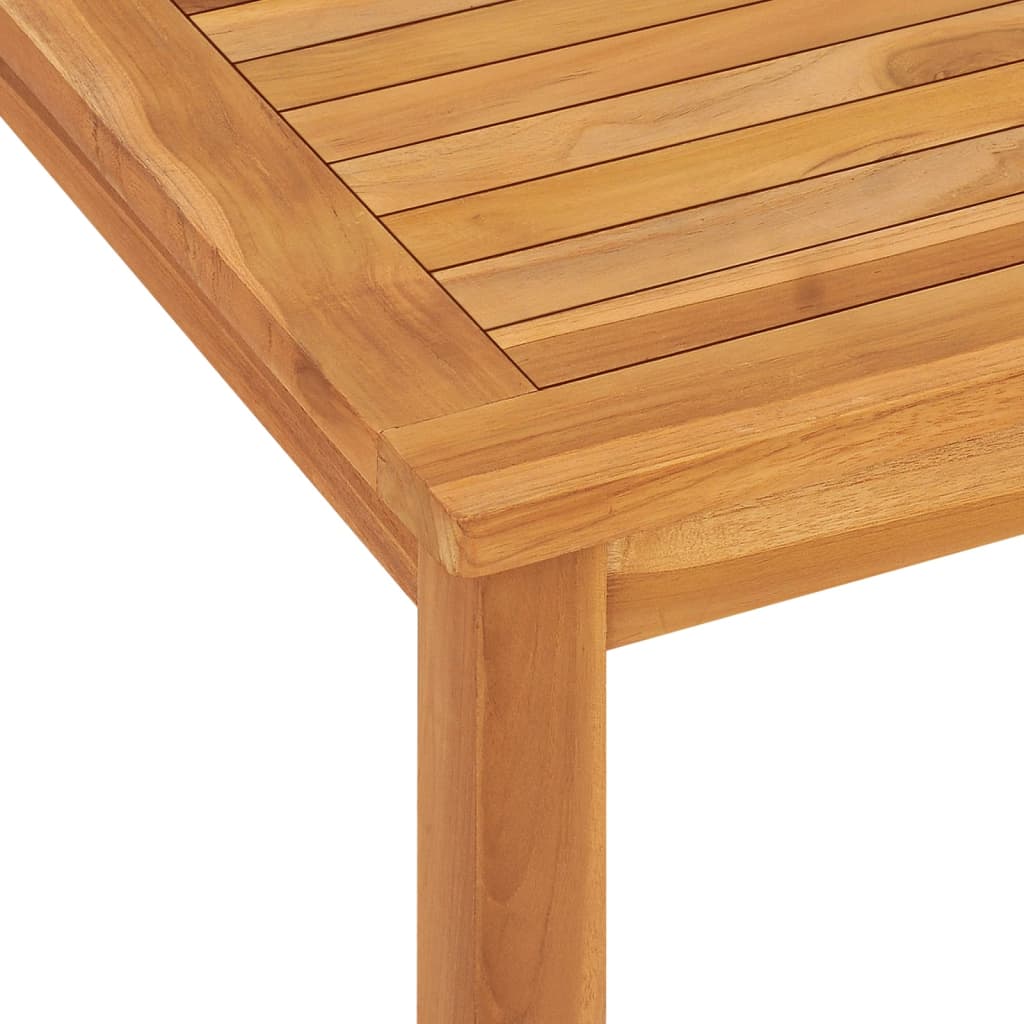 vidaXL Zahradní jídelní stůl 120 x 70 x 77 cm masivní teakové dřevo