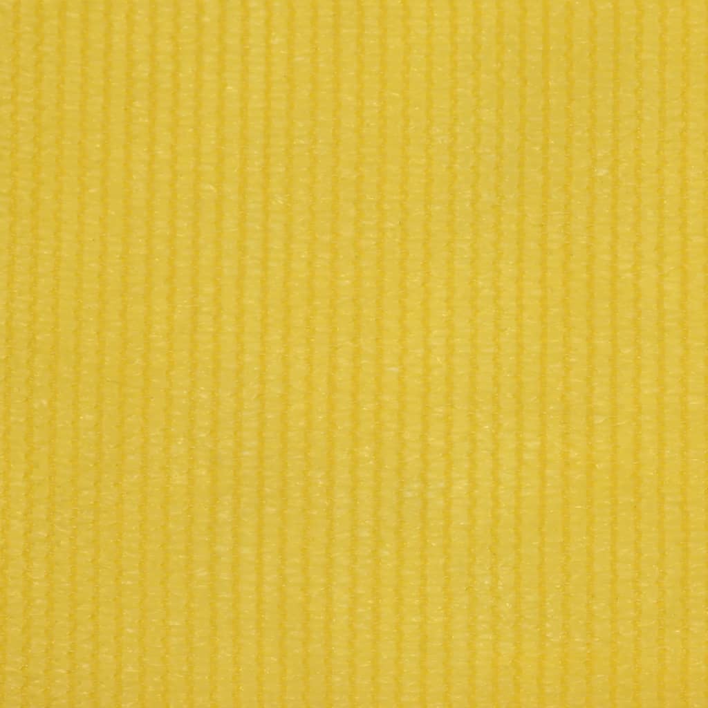 vidaXL Balkonová zástěna žlutá 75 x 400 cm HDPE