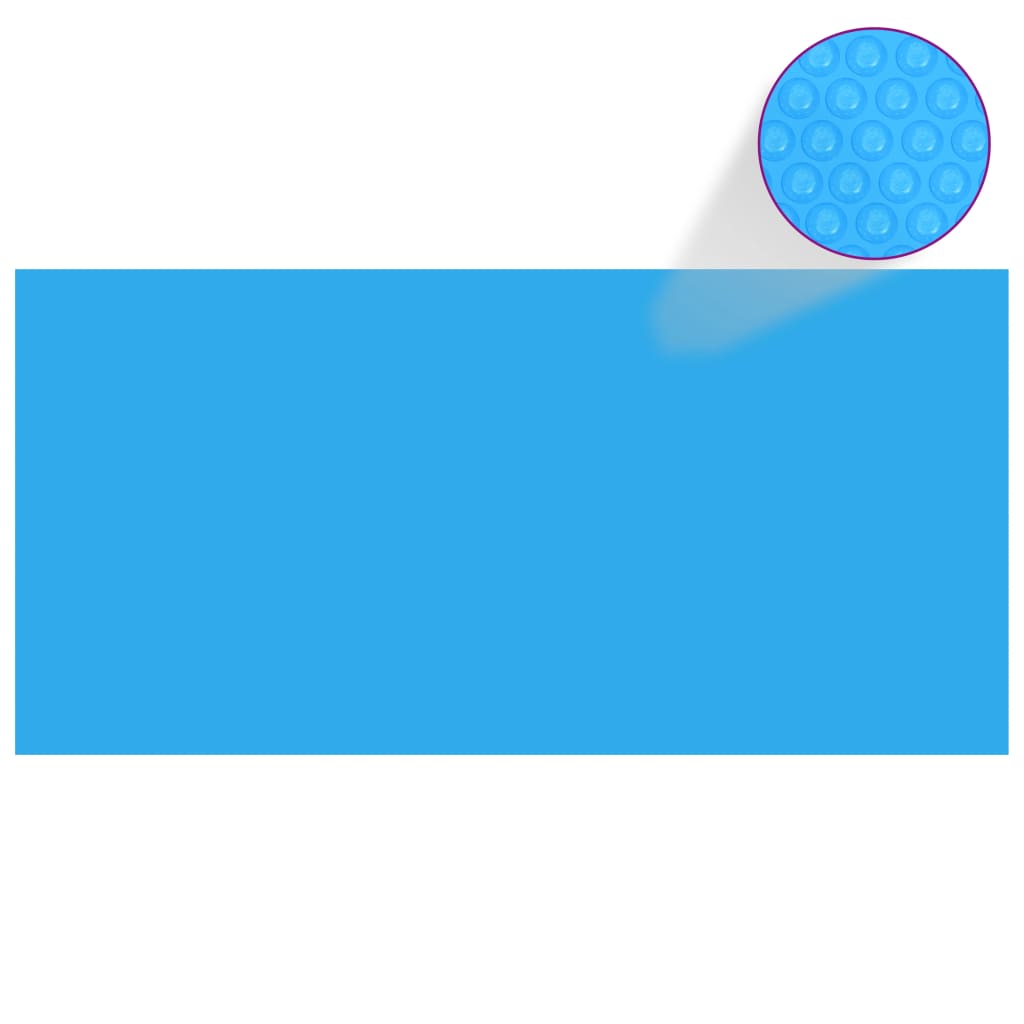 Obdélníkový kryt na bazén 450 x 220 cm PE modrý