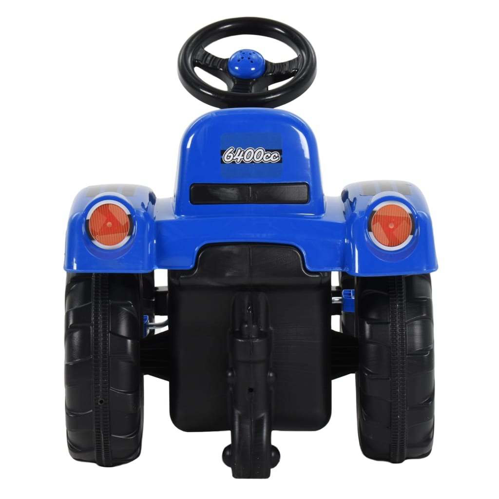 vidaXL Dětský šlapací traktor modrý