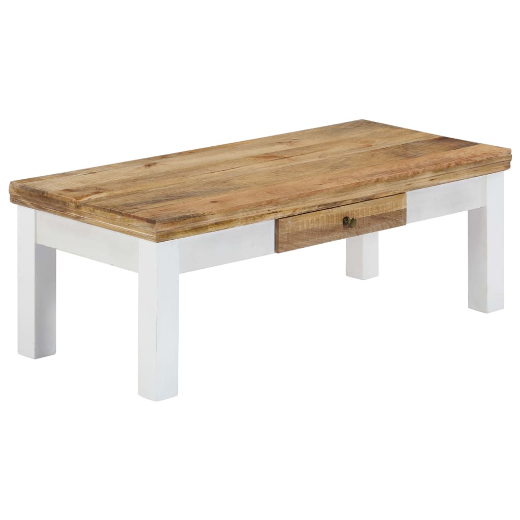 vidaXL Konferenční stolek 110 x 50 x 40 masivní mangovníkové dřevo