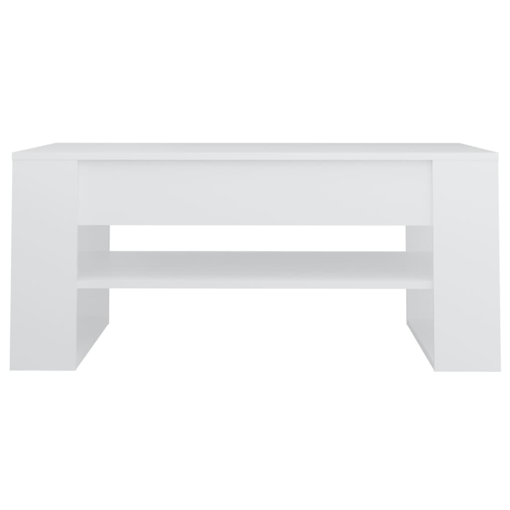vidaXL Konferenční stolek bílý 102 x 55 x 45 cm kompozitní dřevo