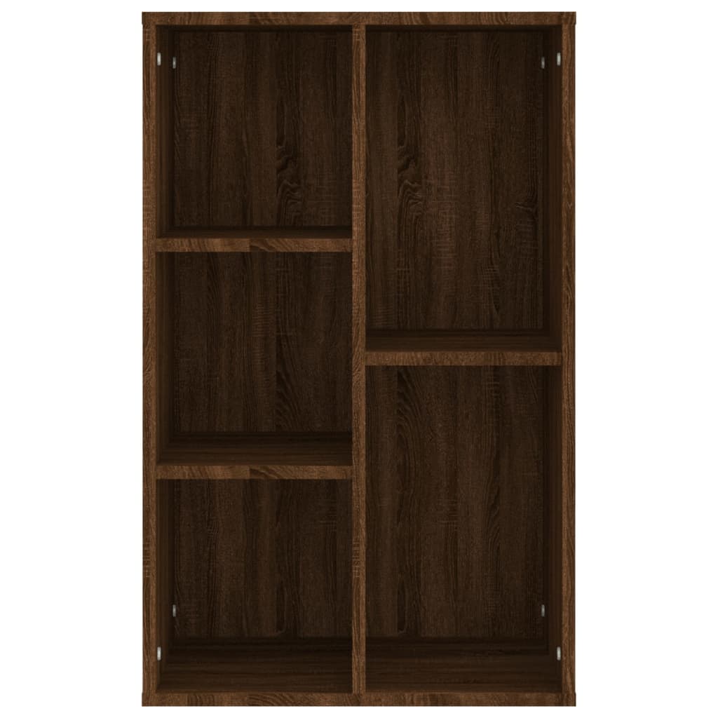 vidaXL Knihovna/příborník hnědý dub 50 x 25 x 80 cm kompozitní dřevo
