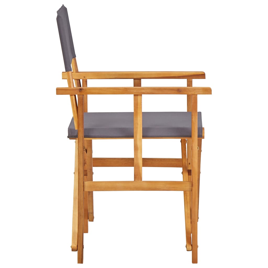 vidaXL Režisérská židle masivní akáciové dřevo