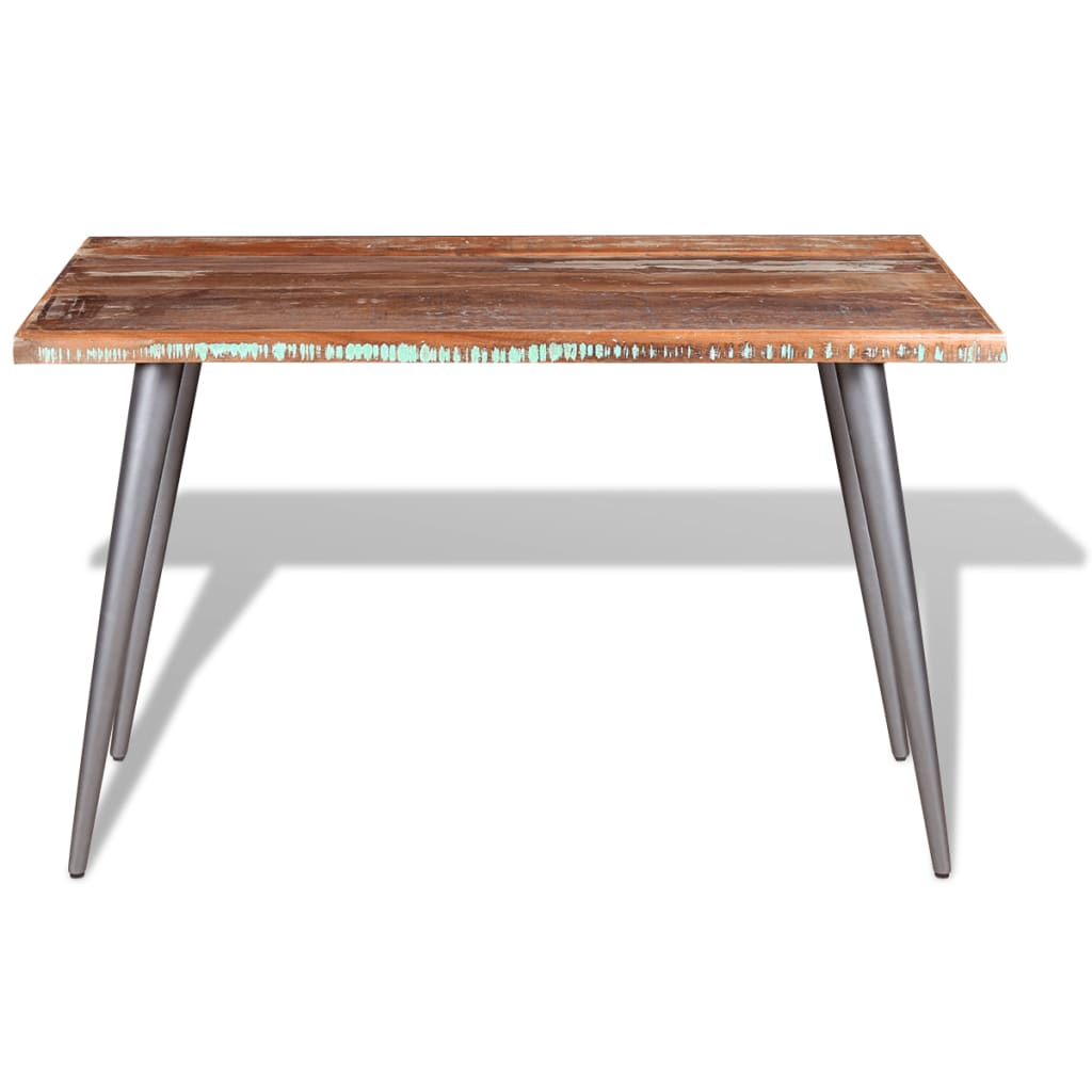 vidaXL Jídelní stůl masivní recyklované dřevo 120 x 60 x 76 cm