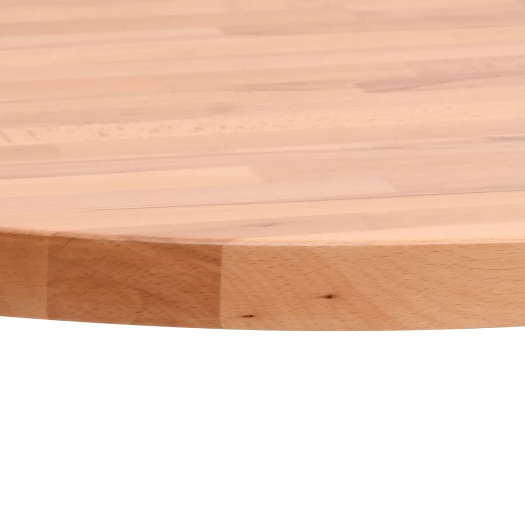 vidaXL Stolní deska Ø 30 x 4 cm kulatá masivní bukové dřevo