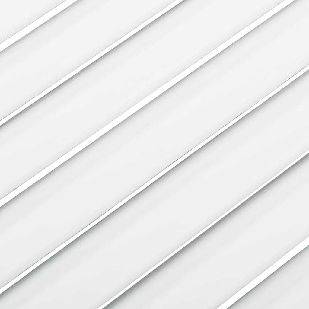 vidaXL Nábytková dvířka lamelový design 2 ks bílá 39,5x39,4cm borovice