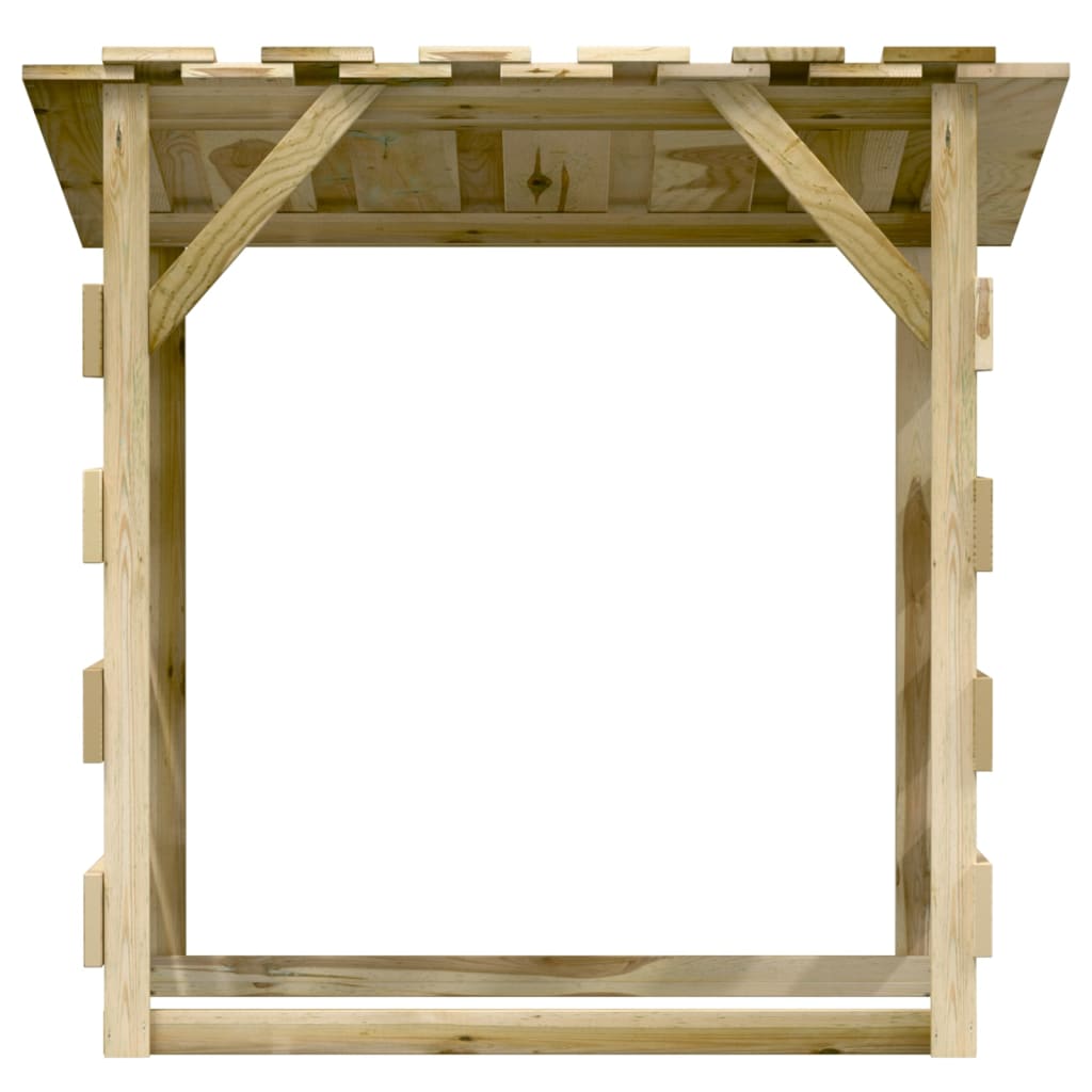 vidaXL Pergola se střechou 100 x 90 x 100 cm impregnované borové dřevo