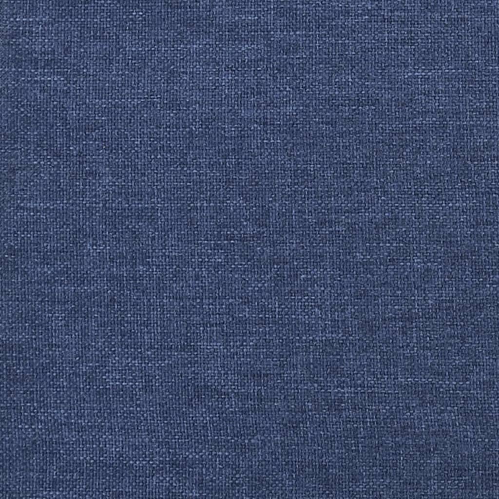 vidaXL Podnožka modrá 45 x 29,5 x 35 cm textil