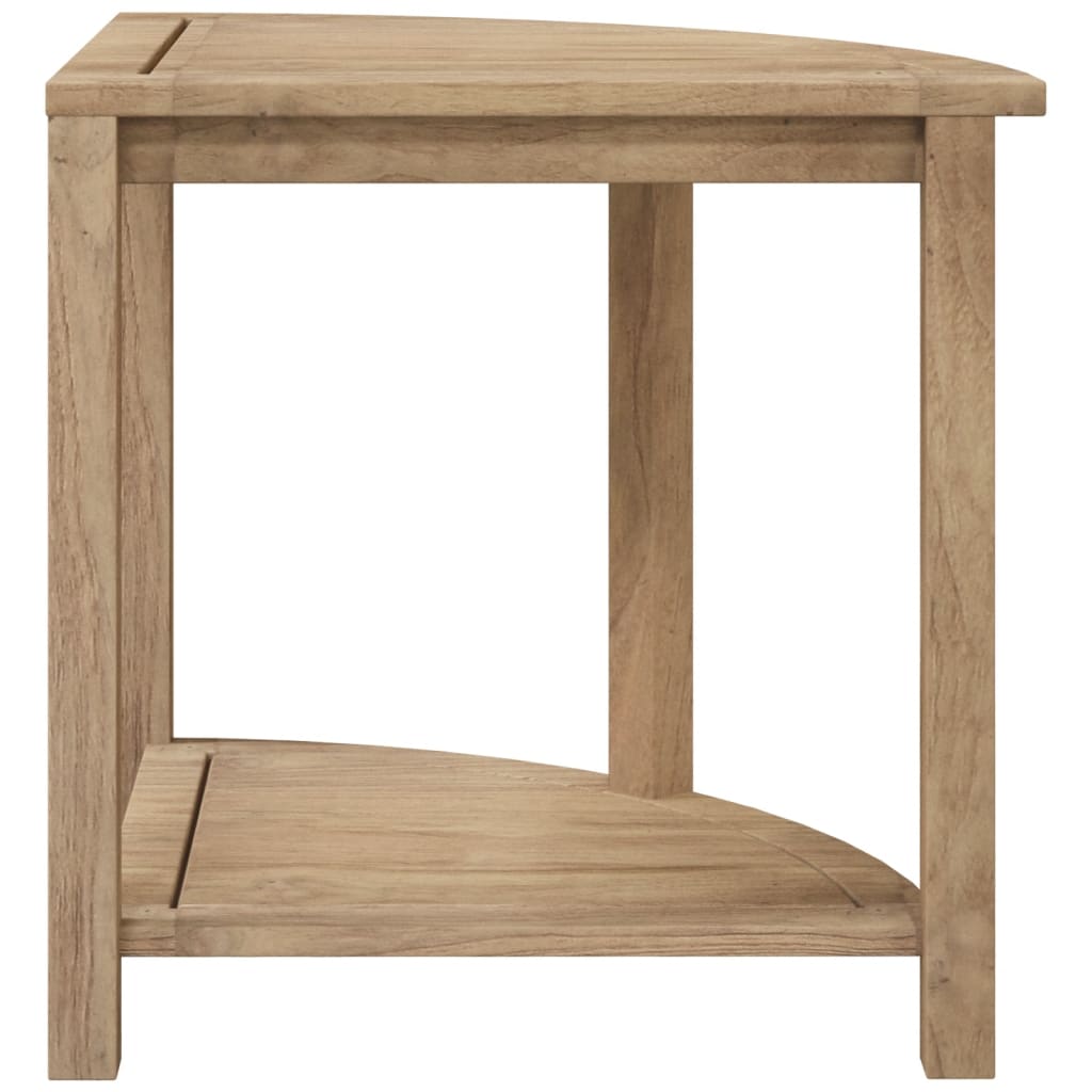 vidaXL Odkládací stolek do koupelny 45x45x45 cm masivní teakové dřevo