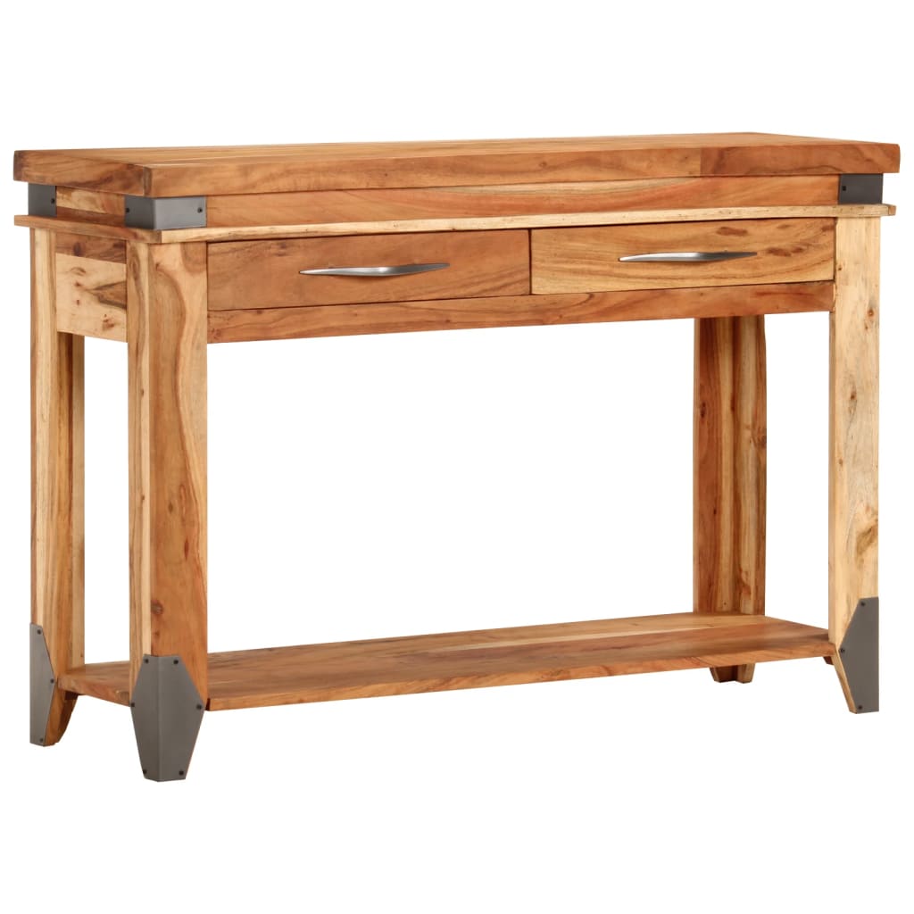 vidaXL Konzolový stolek 110 x 34 x 74 cm masivní akáciové dřevo