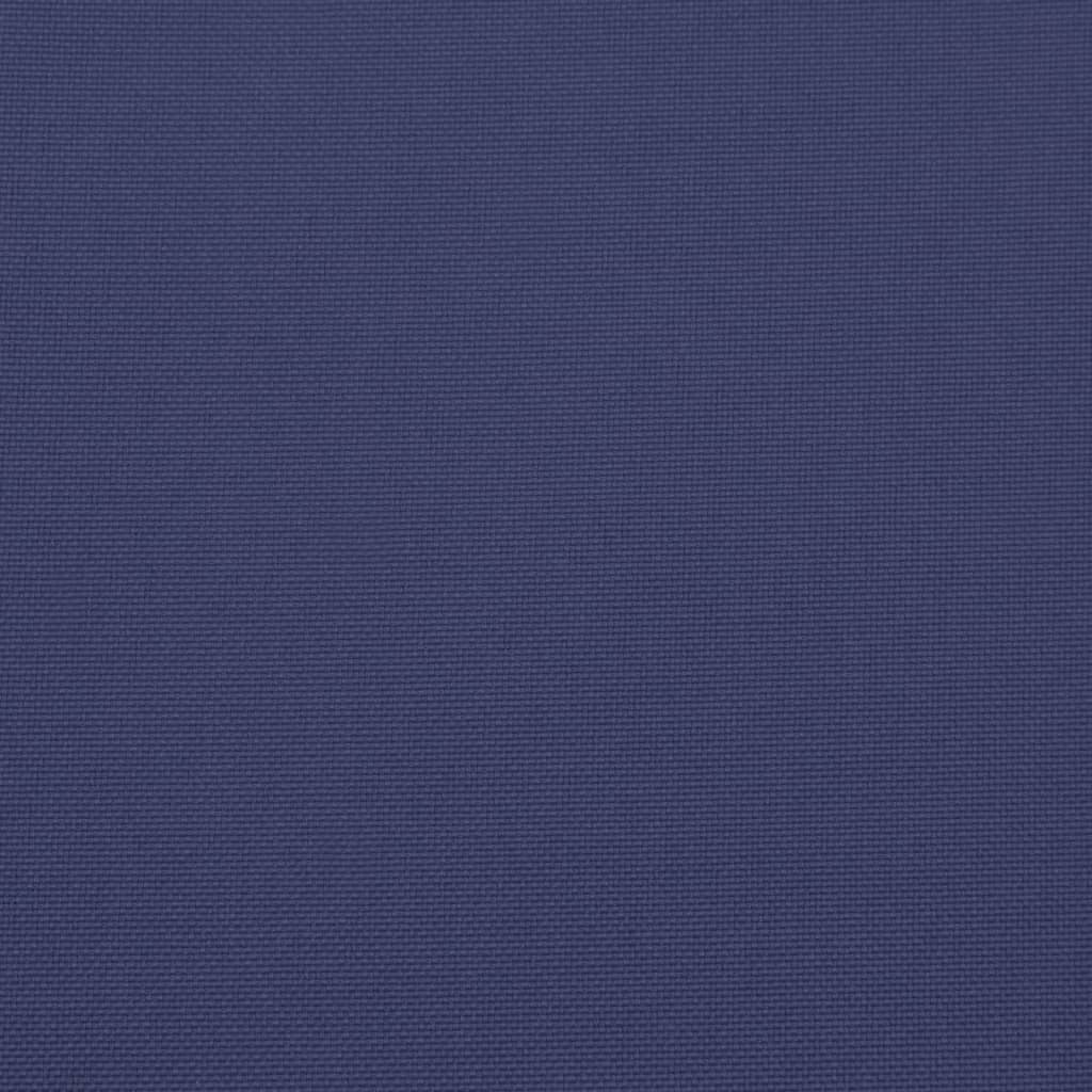 vidaXL Sada podušek na palety námořnicky modrá 60 x 38 x 13 cm textil