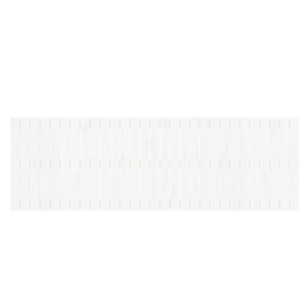 vidaXL Nástěnné čelo postele bílé 185 x 3 x 60 cm masivní borové dřevo