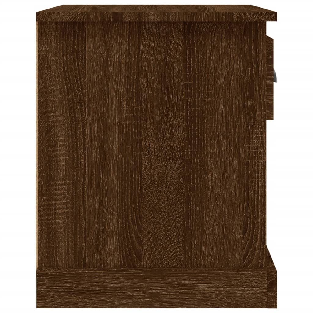 vidaXL Noční stolky 2 ks hnědý dub 39 x 39 x 47,5 cm kompozitní dřevo