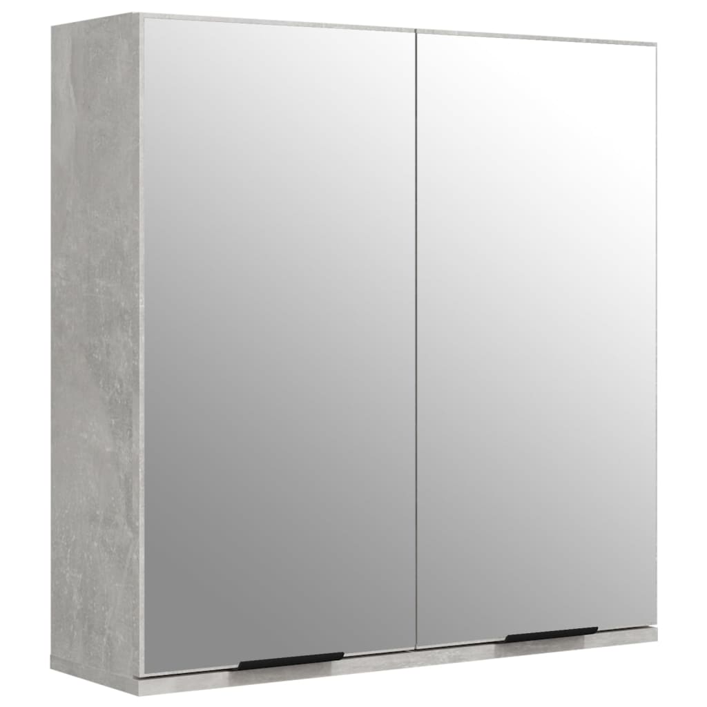 vidaXL 5dílná sada koupelnových skříněk betonově šedá kompozitní dřevo