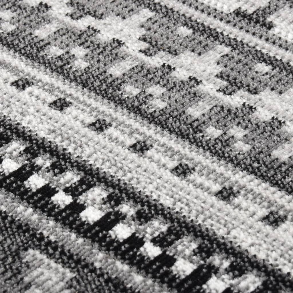vidaXL Venkovní koberec hladce tkaný 80 x 150 cm tmavě šedý