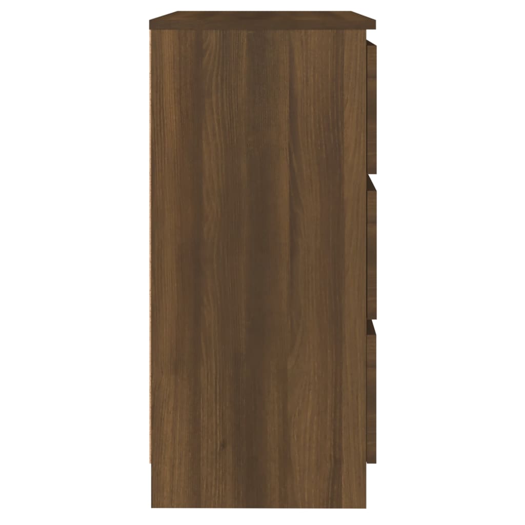 vidaXL Příborník hnědý dub 60 x 35 x 76 cm kompozitní dřevo