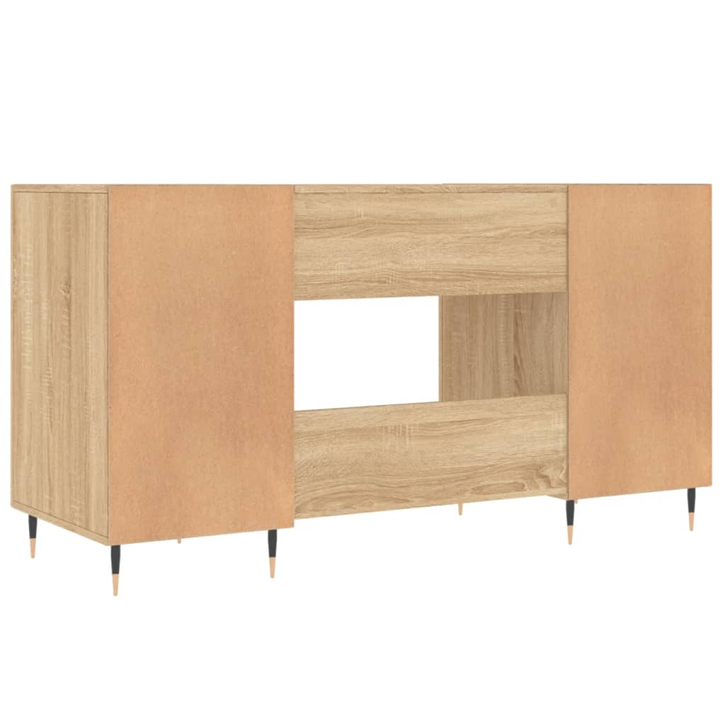 vidaXL Psací stůl dub sonoma 140 x 50 x 75 cm kompozitní dřevo