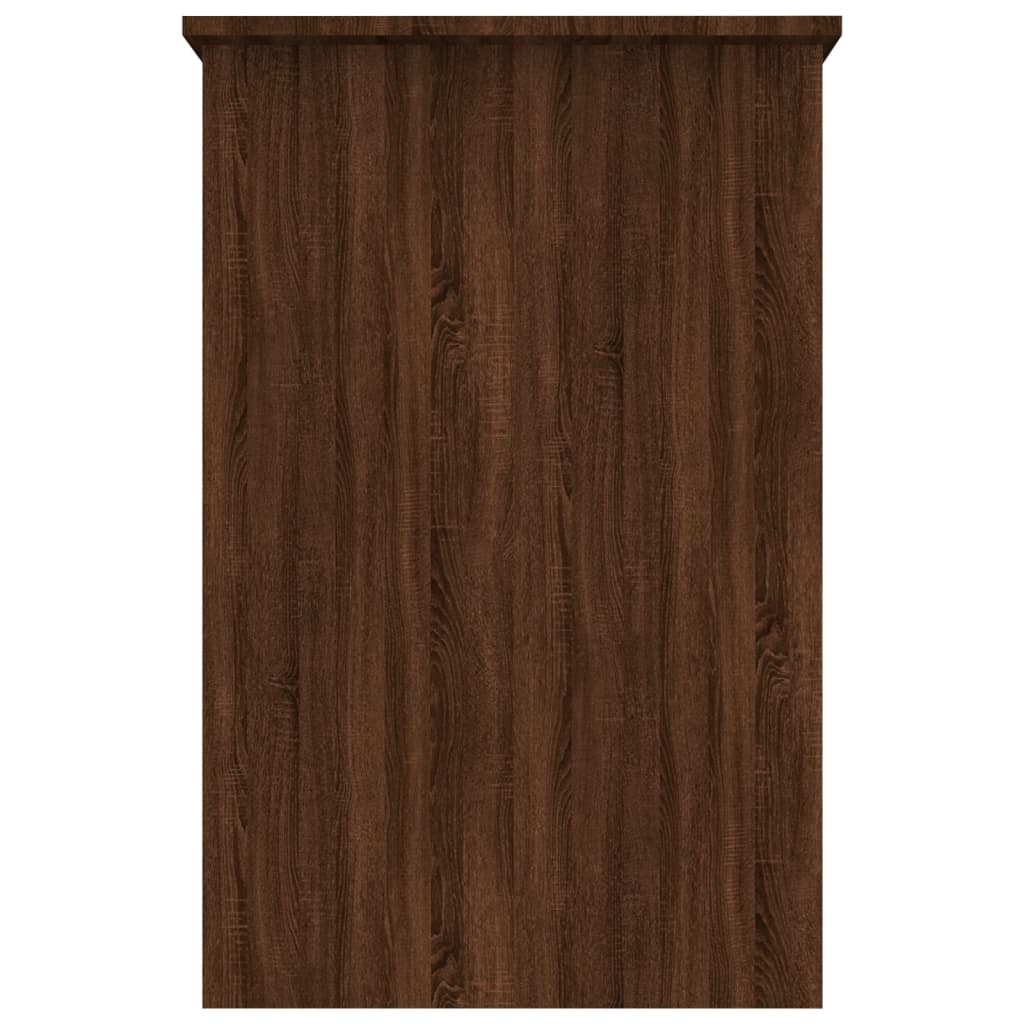 vidaXL Psací stůl hnědý dub 100 x 50 x 76 cm kompozitní dřevo
