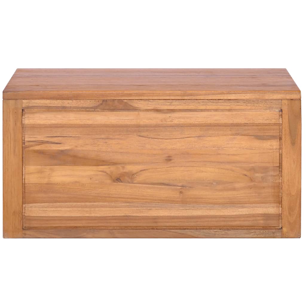 vidaXL Nástěnná koupelnová skříňka 60x45x30 cm masivní teakové dřevo