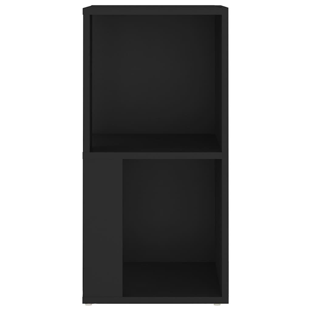 vidaXL Rohová skříňka černá 33 x 33 x 67 cm dřevotříska