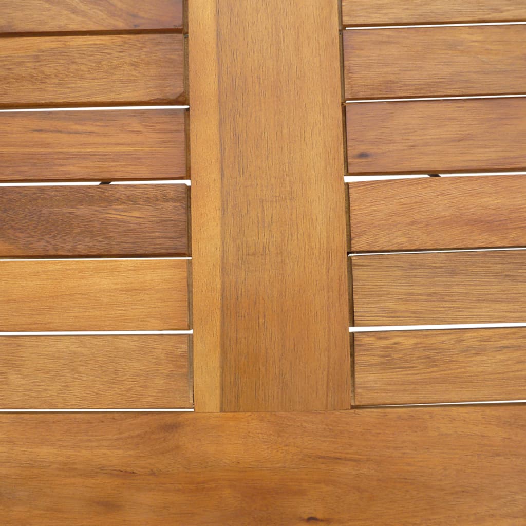 vidaXL Skládací zahradní stůl 120 x 70 x 74 cm masivní akáciové dřevo