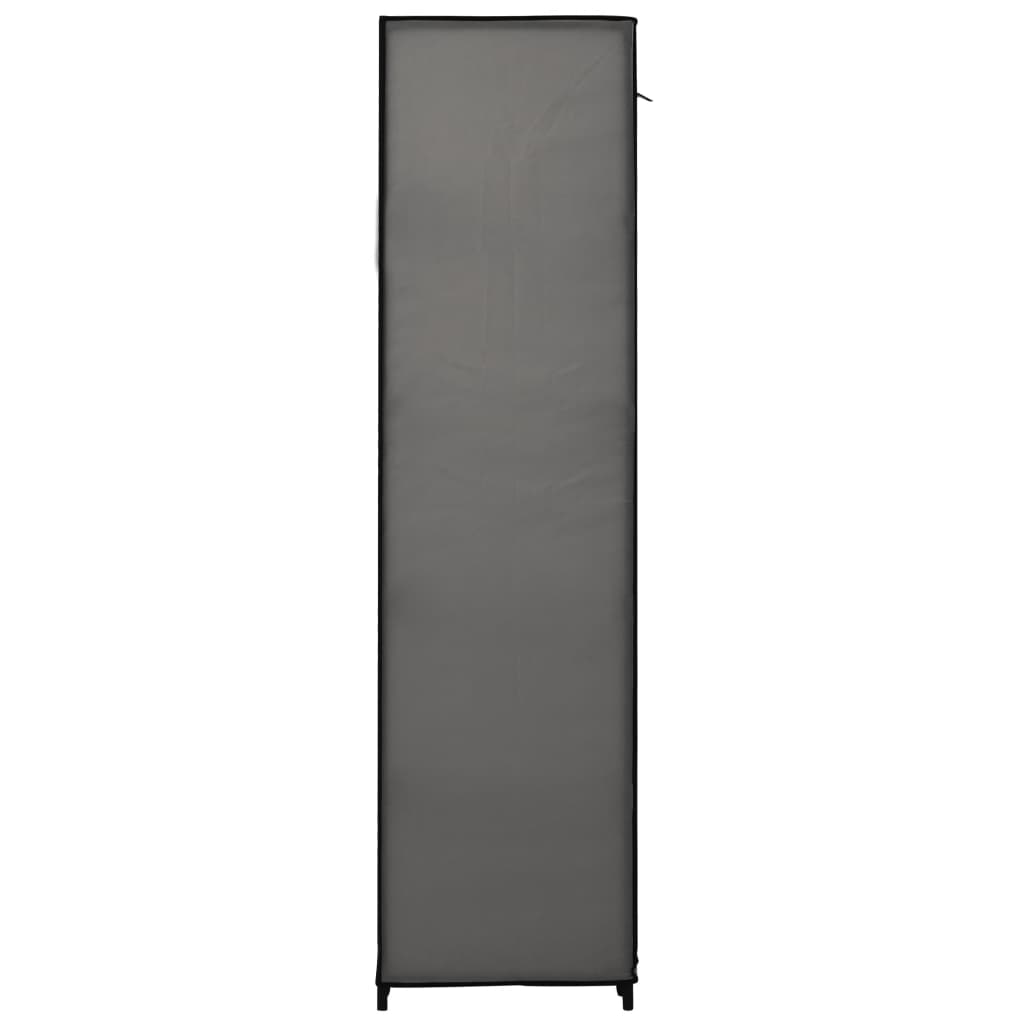 vidaXL Skládací šatní skříně 2 ks šedé 110 x 45 x 175 cm textil
