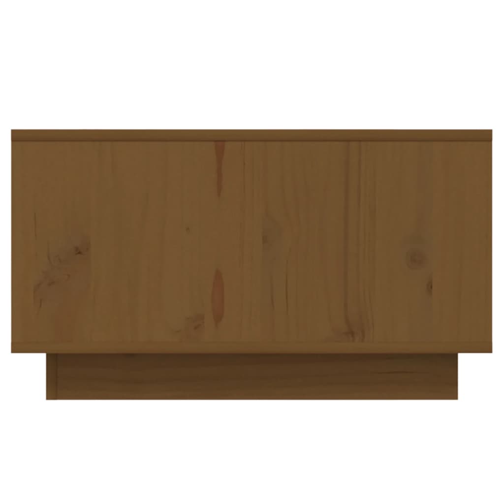 vidaXL Konferenční stolek medově hnědý 55x56x32 cm masivní borovice