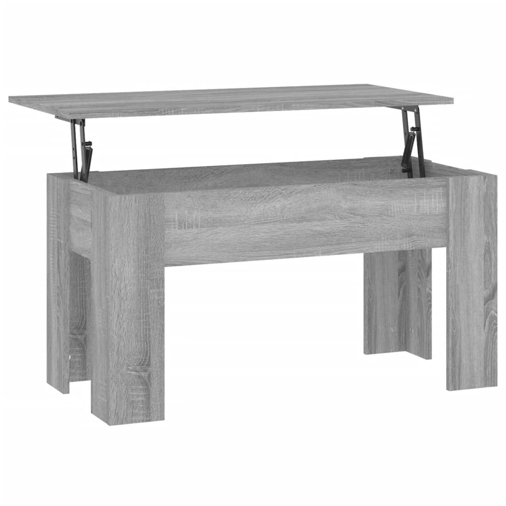 vidaXL Konferenční stolek šedý sonoma 101x49x52 cm kompozitní dřevo