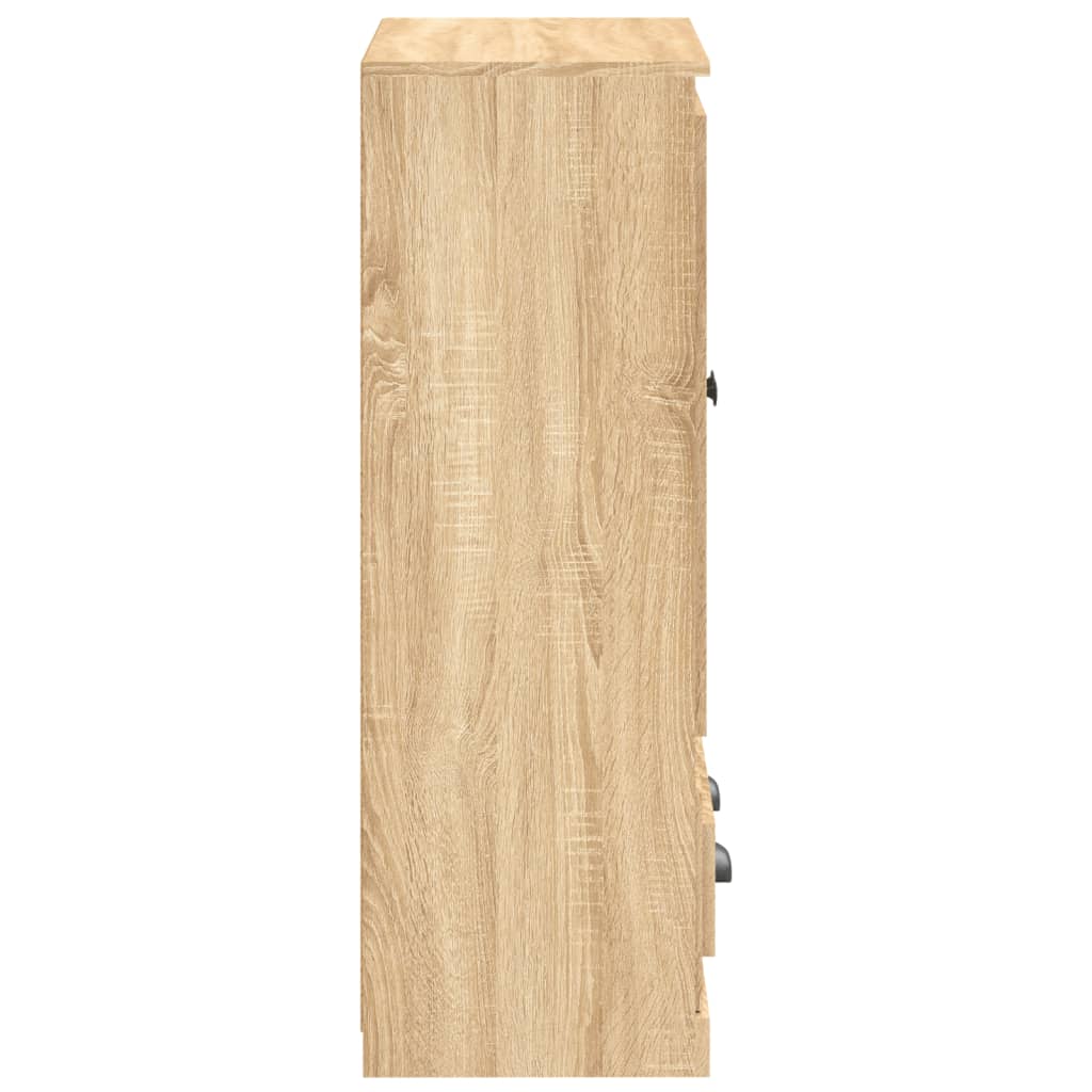 vidaXL Skříň highboard dub sonoma 60 x 35,5 x 103,5 kompozitní dřevo