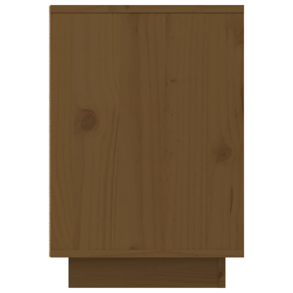 vidaXL Noční stolek medově hnědý 50 x 34 x 50 cm masivní borové dřevo