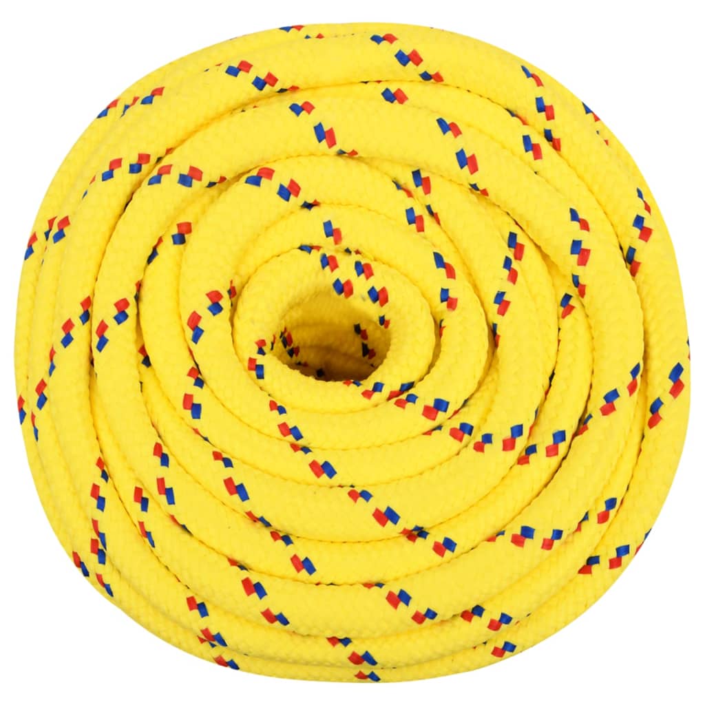 vidaXL Lodní lano žluté 18 mm 50 m polypropylen