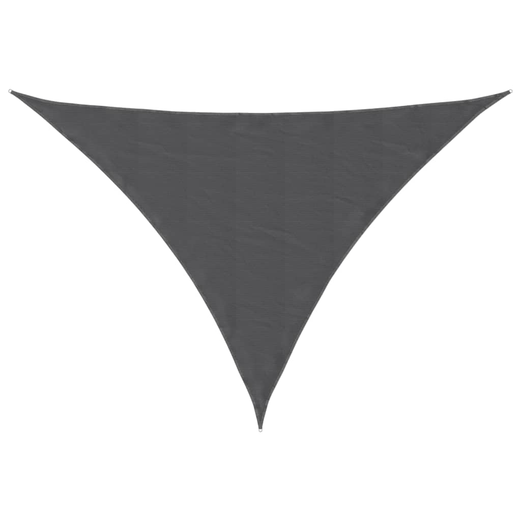 vidaXL Stínící plachta oxford trojúhelníková 3 x 4 x 4 m antracitová