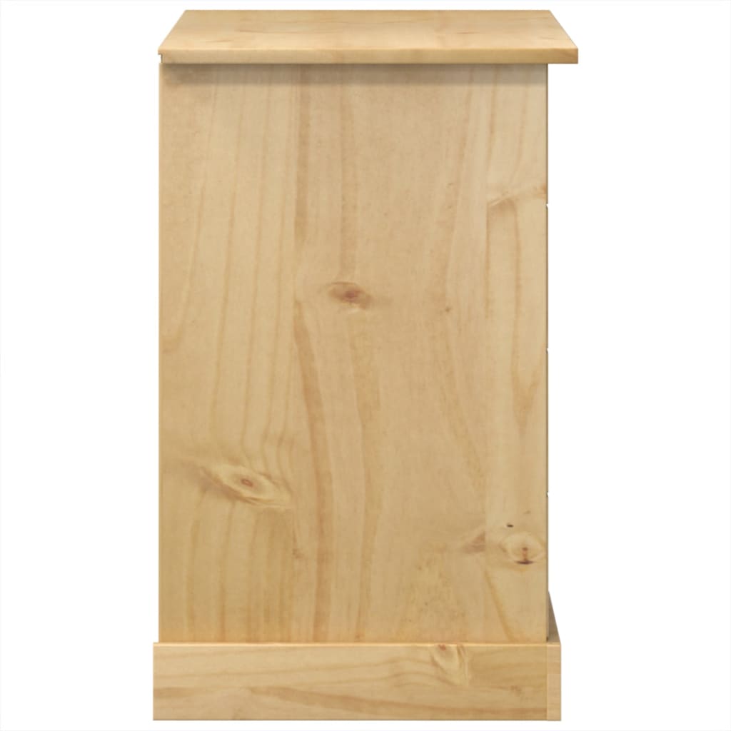 vidaXL Toaletní stolek Corona 104 x 47 x 75 cm masivní borové dřevo