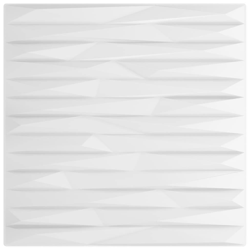 vidaXL Nástěnné panely 12 ks bílé 50 x 50 cm xPS 3 m² kámen