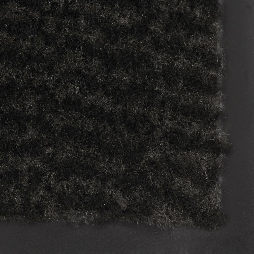 vidaXL Protiprachová obdélníková rohožka všívaná 90x150cm černá