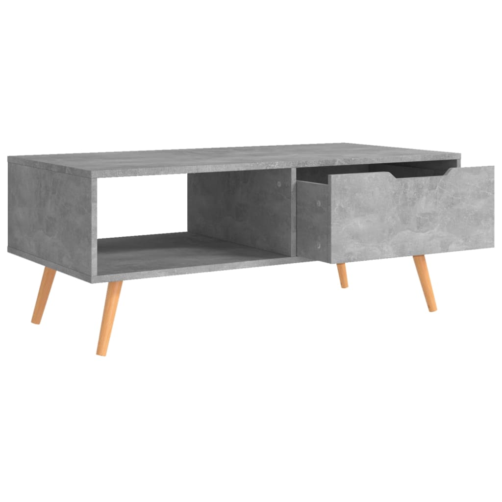 vidaXL Konferenční stolek betonově šedý 100x49,5x43 cm dřevotříska