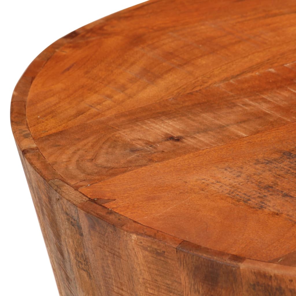 vidaXL Konferenční stolek Ø 52x30 cm masivní hrubé mangovníkové dřevo
