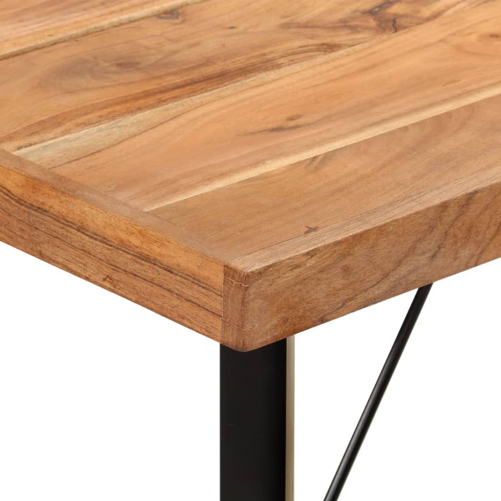 vidaXL Barový stůl 150 x 70 x 107 cm masivní akáciové dřevo a železo