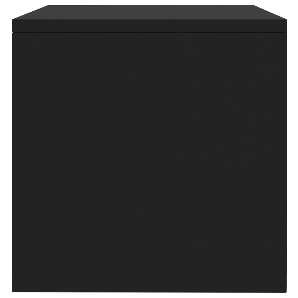 vidaXL Noční stolek černý 40 x 30 x 30 cm dřevotříska