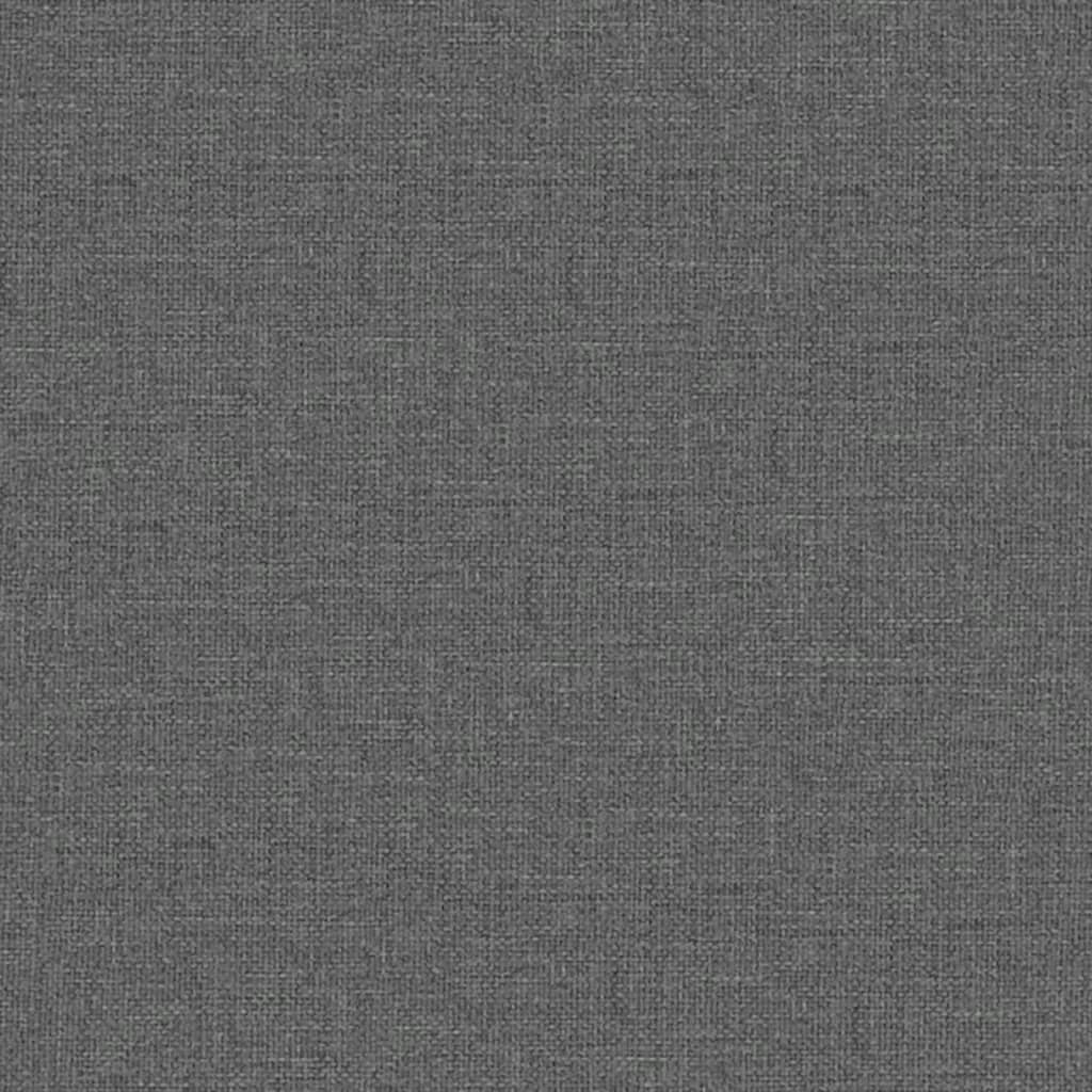 vidaXL Masážní křeslo tmavě šedé textil