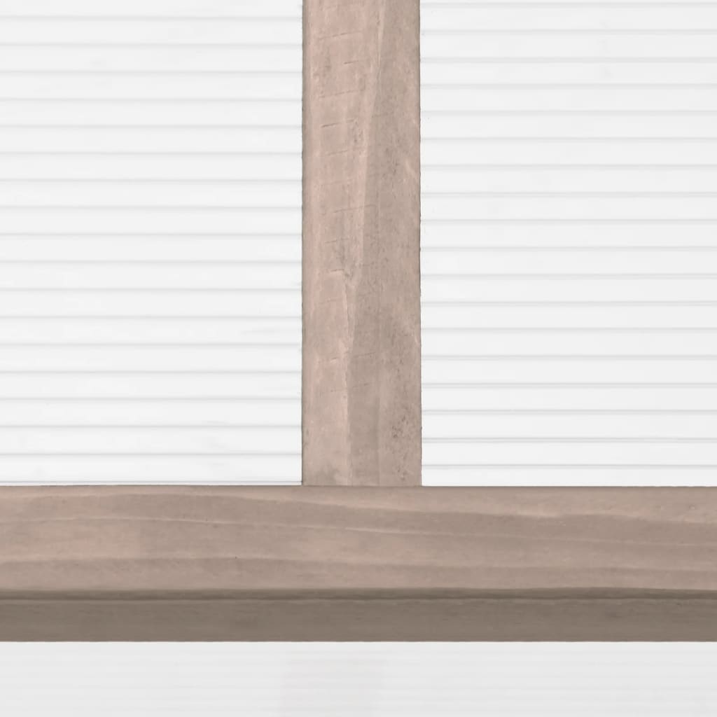 vidaXL Skleník šedý 110 x 58,5 x 39 cm jedlové dřevo