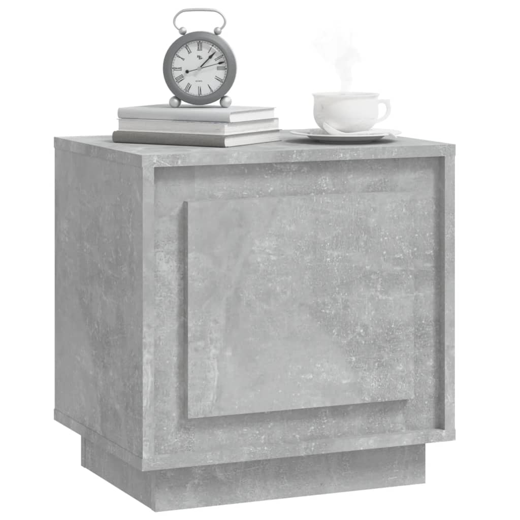 vidaXL Noční stolek betonově šedý 44 x 35 x 45 cm kompozitní dřevo