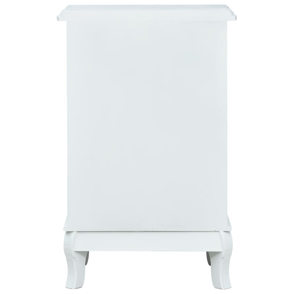 vidaXL Noční stolek bílý 40 x 30 x 62 cm MDF