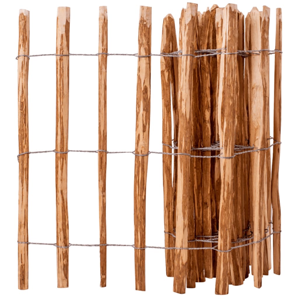 vidaXL Laťkový plot lískové dřevo 90 x 500 cm