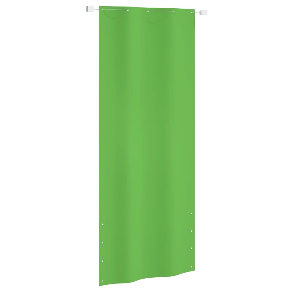 vidaXL Balkonová zástěna světle zelená 100 x 240 cm oxfordská látka